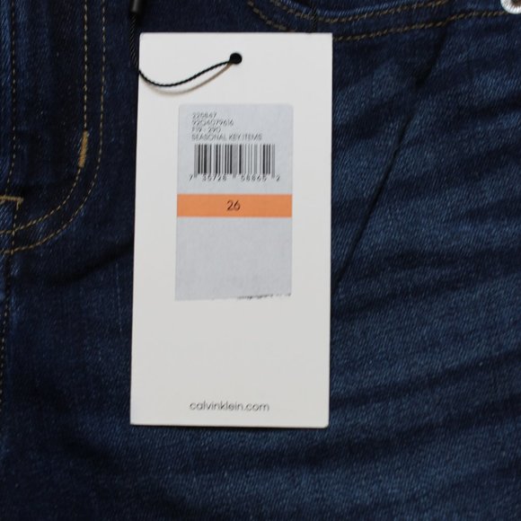 New Calvin Klein Women Mid Rise Skinny Ankle Jeans - Picture 6 of 6